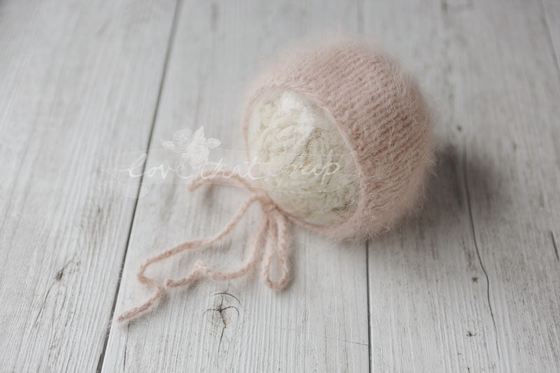 Classic Angora Bonnet *MADE TO ORDER**